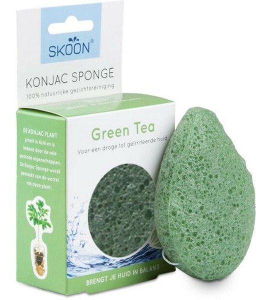Skoon Konjac Sponge Green Tea