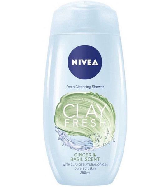 Nivea Clay Fresh Douchecrème Gember & Basilicum