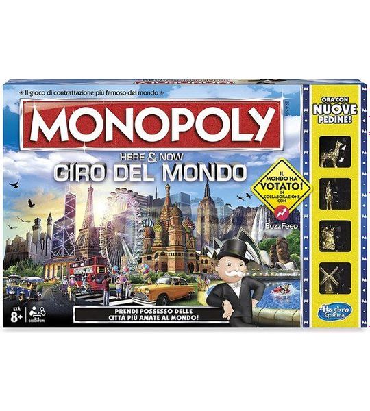 Hasbro Monopoly Giro del Mondo Bordspel Strategie