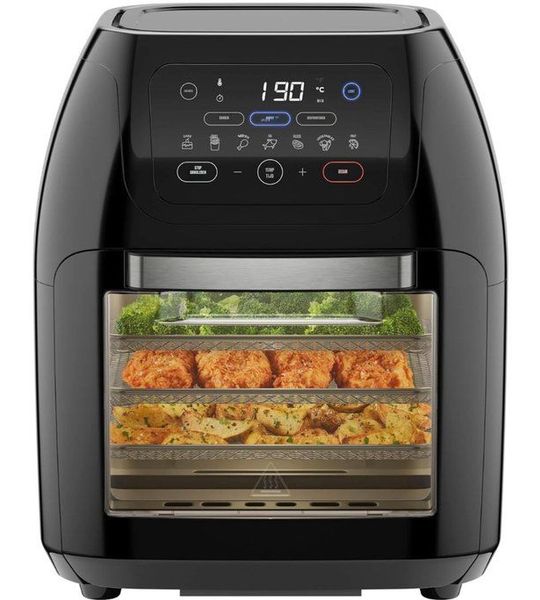 MIRA® Heteluchtoven - Oven - Airfryer Oven - Zwart - 31cm x 31cm x 38cm