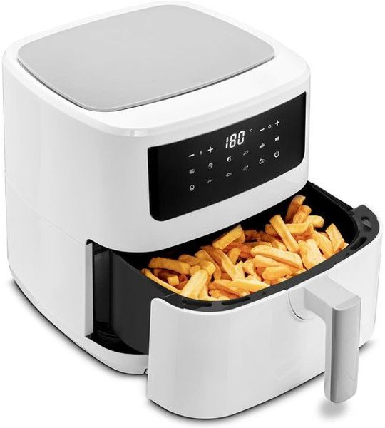 Aurixi® Mini airfryer - Airfryer - Airfryer klein - Wit - 42cm x 32cm x 33cm