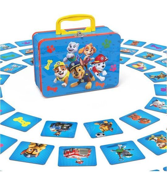 Memo-spel met draagbaar mini-opbergblik