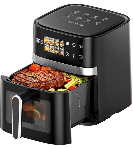 UrbanSelect - Airfryer 5.5 Liter - 8 kookprogramma's - Minder vet
