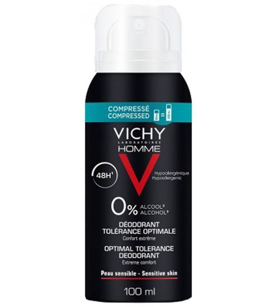 Vichy Homme Deodorant Spray 48u Compressed voor mannen