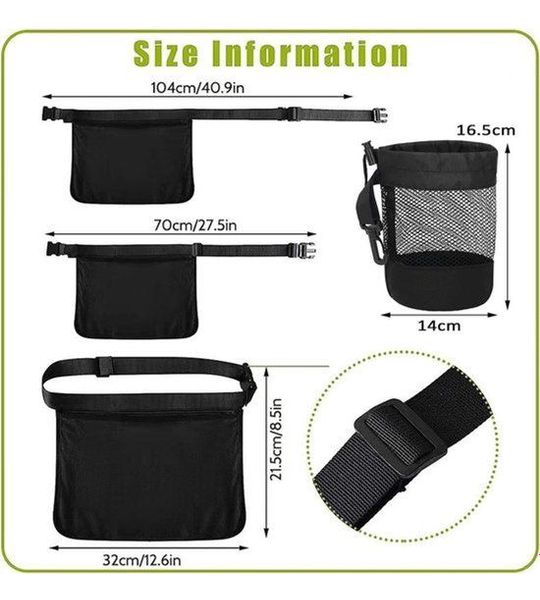 Allecto Plus - Verstelbare Net Bag - Tennis Ball Net Bag met 2 Stuks