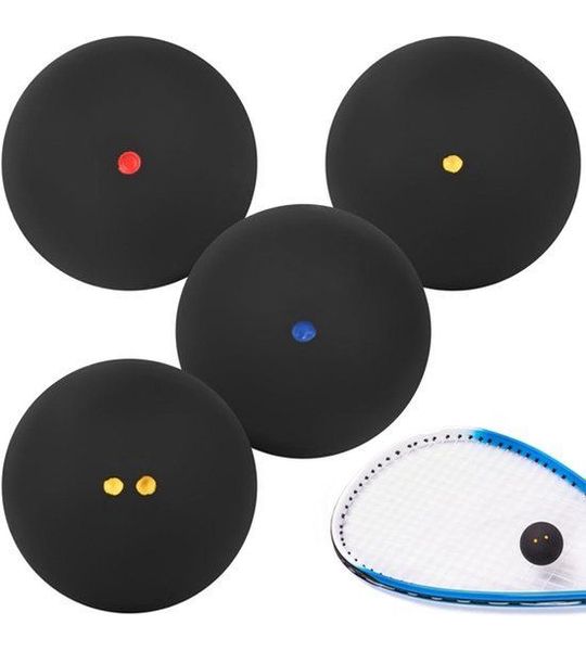 Inovra Plus squashballen voor beginners en trainingsset van 4 ballen