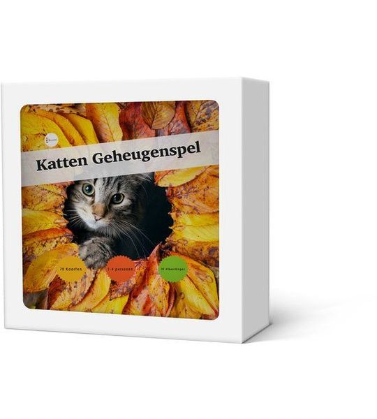 Geheugenspel katten - Kaartspel 70 kaarten - gedrukt op karton