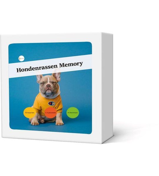 Geheugenspel Honden - Kaartspel 70 kaarten - gedrukt op karton
