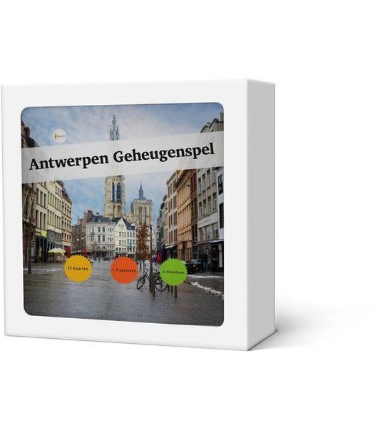 Geheugenspel Antwerpen - Kaartspel 70 kaarten - gedrukt op karton