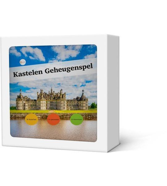 Geheugenspel Kastelen - Kaartspel 70 kaarten - gedrukt op karton