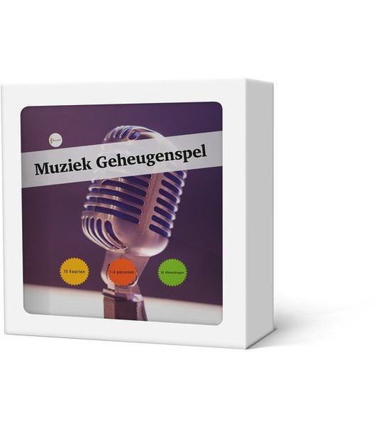 Geheugenspel Muziek - Kaartspel 70 kaarten - gedrukt op karton