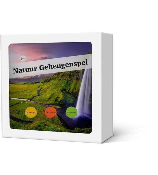 Geheugenspel Natuur - Kaartspel 70 kaarten - gedrukt op karton