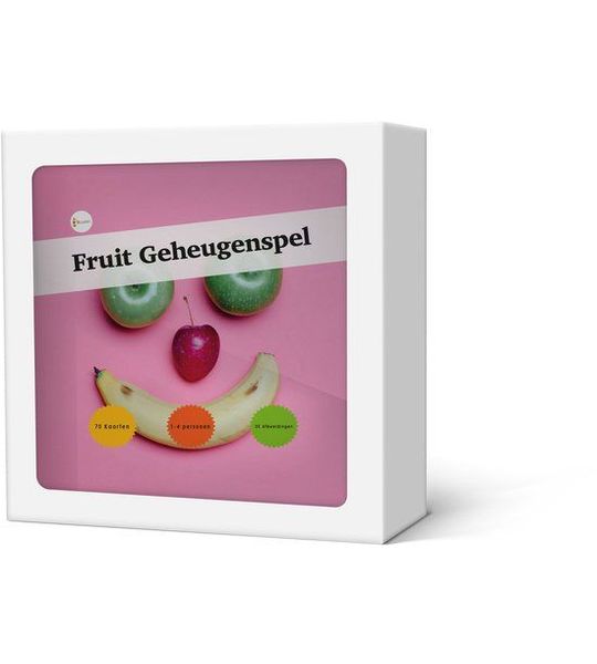 Geheugenspel Fruit - Kaartspel 70 kaarten - gedrukt op karton