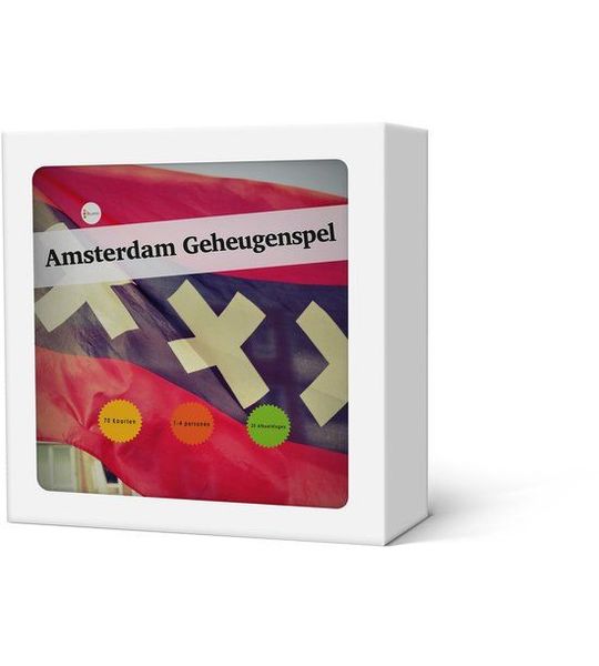 Geheugenspel Amsterdam - Kaartspel 70 kaarten - gedrukt op karton