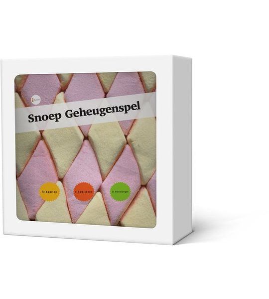 Geheugenspel Snoep - Kaartspel 70 kaarten - gedrukt op karton