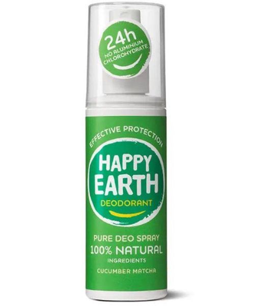 Happy Earth Pure Deo Spray Cucumber Matcha