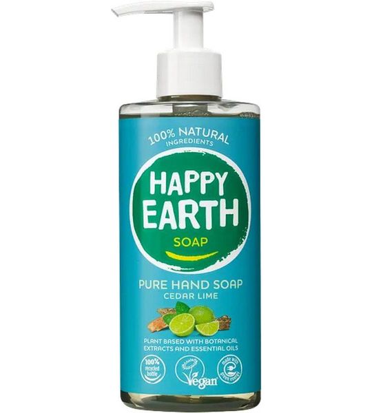 Happy Earth Pure Hand Soap Cedar Lime