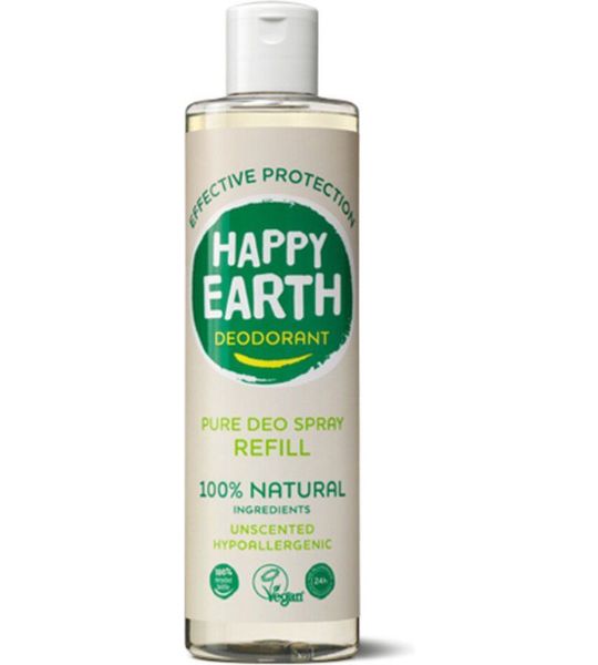 Happy Earth Pure Deo Spray Unscented Navulling