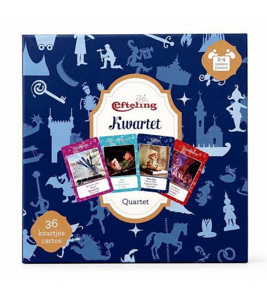 Efteling - Kwartet - Kaartspel - 36 kaartjes