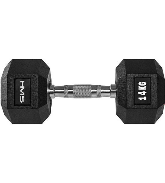 HMS HEX PRO 14 kg dumbbell