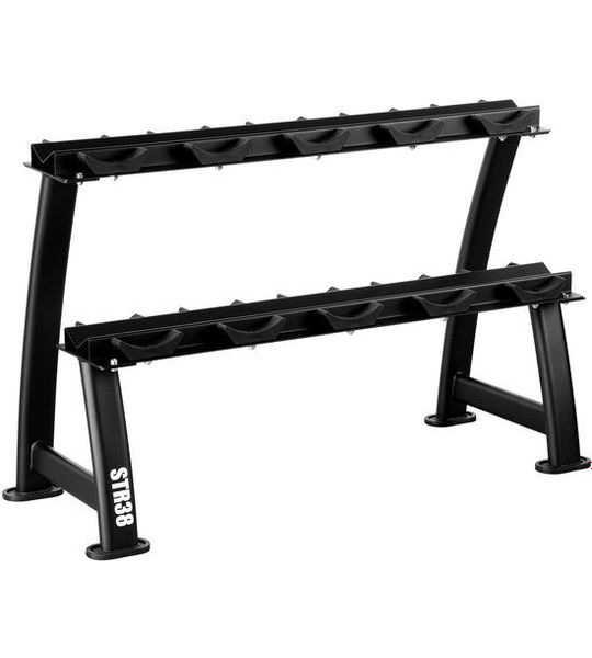 HMS STR38 - Dumbbell Rek - Dubbel Niveau - Stabiliteit - Ergonomisch Ontwerp