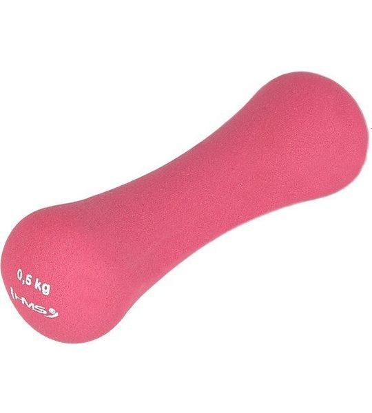HMS Fitness Gietijzeren Dumbbell met Neopreen Coating - 0,5 kg