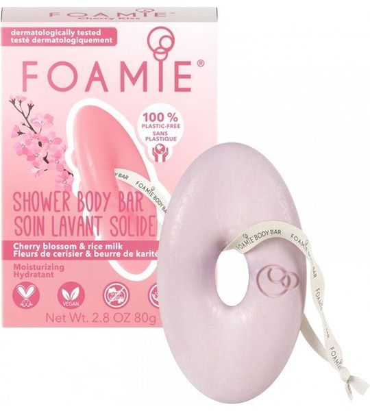 Foamie Shower Body Bar Cherry Kiss