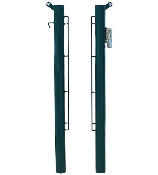 Deluxe vaste 80 mm metalen padelpalenset veelkleurig