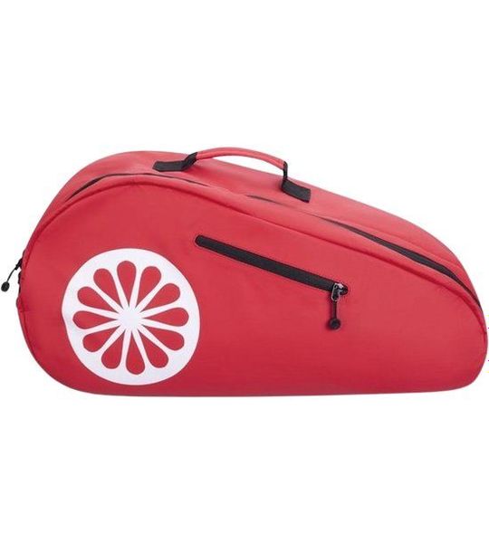 The Indian Maharadja PLR Racketbag - Padeltas voor 2 Padelrackets - Rood/Wit