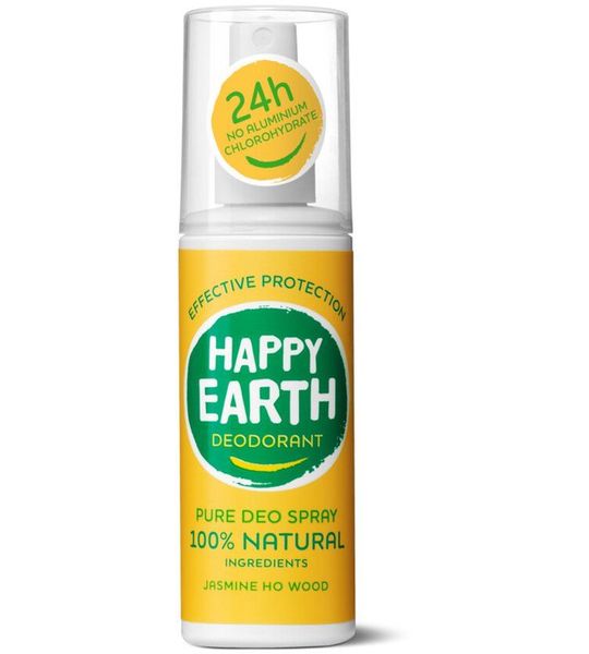 Happy Earth Pure Deo Spray Jasmine Ho Wood