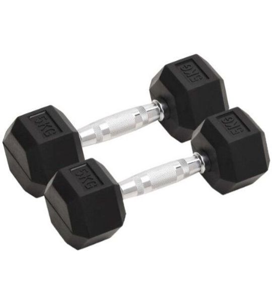 Halters 2 st 5 kg totaal gietijzer