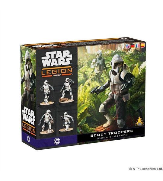 Atomic Mass Games Star Wars miniaturen Scout Troopers uitbreiding