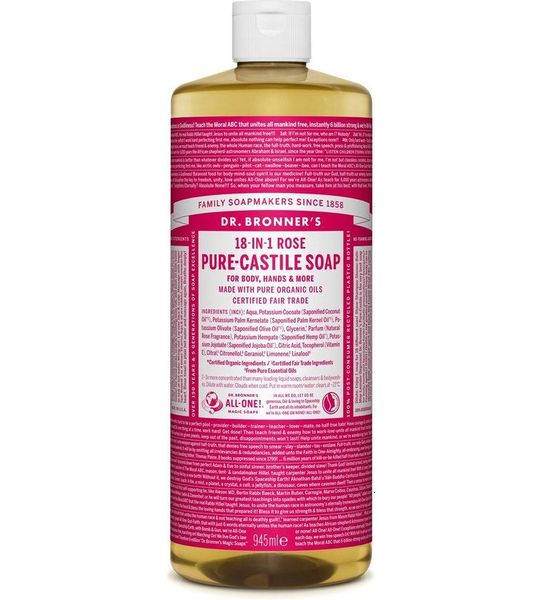 Dr. Bronner Magical Soap Roos 473ml