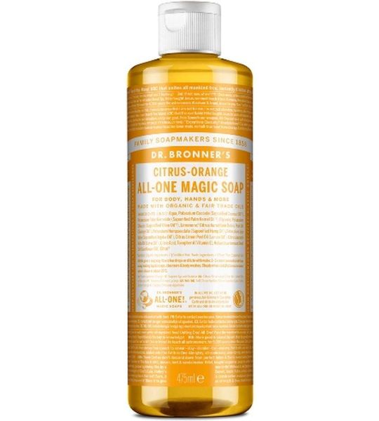 Dr Bronner Magical Soap Citrus Sinaasappel 473ml