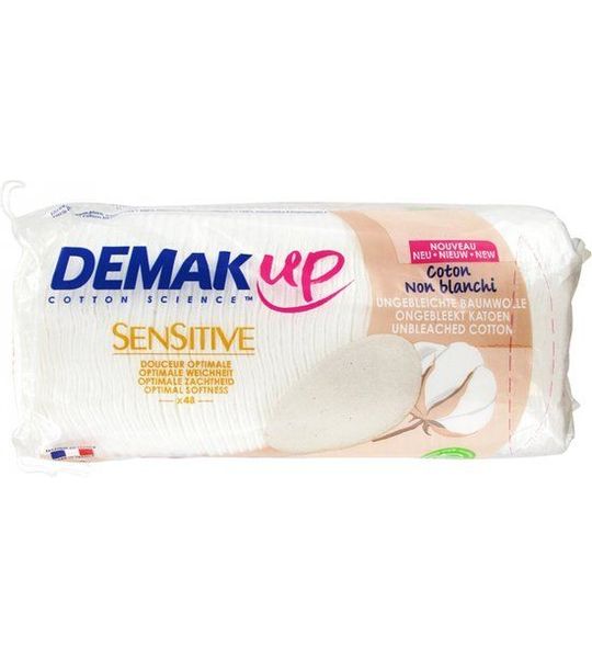 Demak'up Wattenschijfjes Sensitive Silk Ovaal 48st