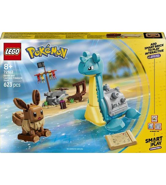 LEGO 72162 Pokémon SMART Play™: Eevee and Lapras's Treasure Hunt