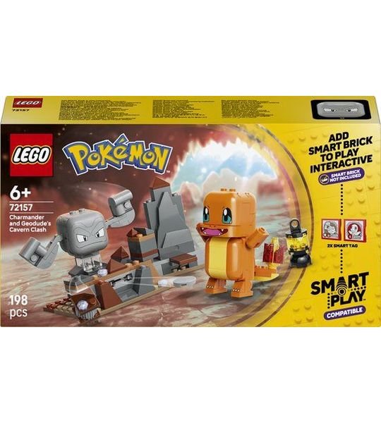 LEGO 72157 Pokémon SMART Play™: Charmander and Geodude's Cavern Clash