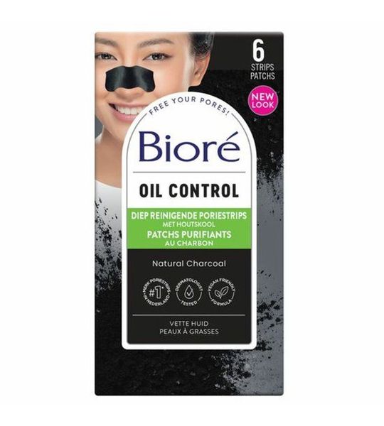 Bioré Diep Reinigende Poriestrips met Houtskool