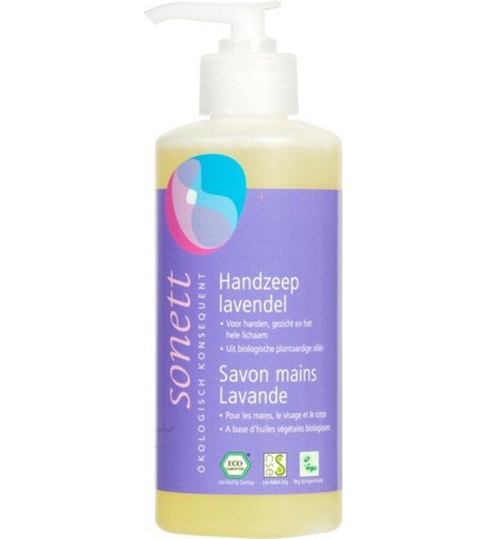 Sonett Handzeep Lavendel Pompje