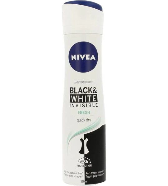 Nivea Black & White Invisible Fresh Deodorant Spray