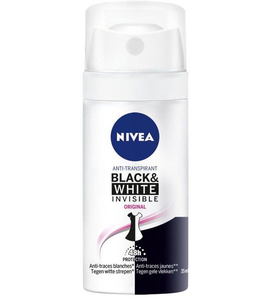 Nivea Invisible For Black & White Clear Deodorant Spray Mini