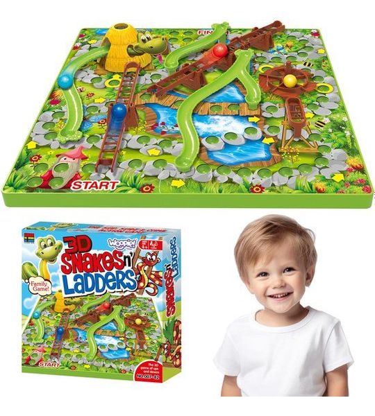 Woopie Ladders en slangen bordspel 5+