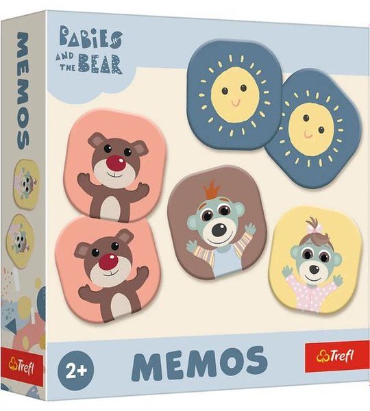 Kinderspelmemo's Bobaski en beer Trefl 02891