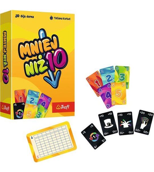 Kaartspel – Minder dan 10 – Trefl 02880