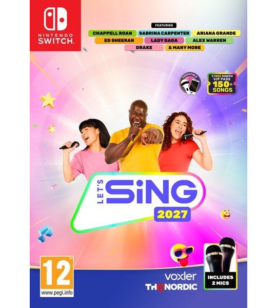 Koch Software Let's Sing 2027 - 2 Mic Bundle Switch