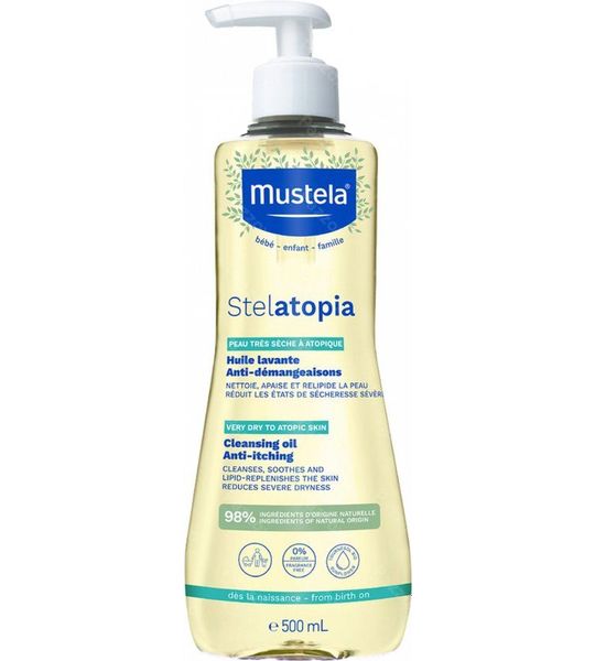 Mustela Stelatopia Reinigende Badolie