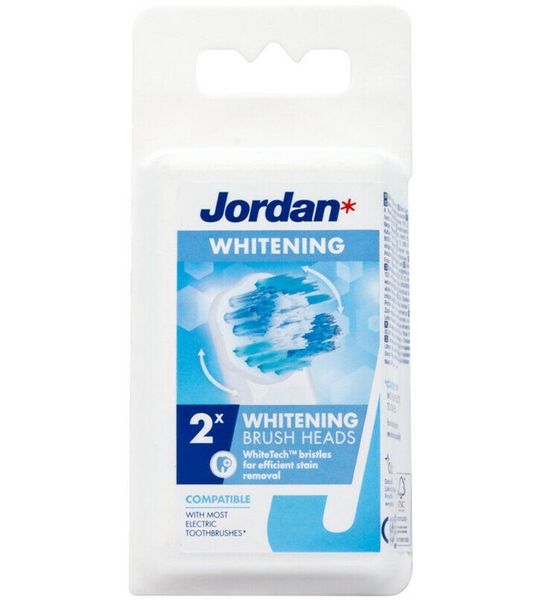 Jordan Whitening Brush Heads Opzetborstels 2-pack