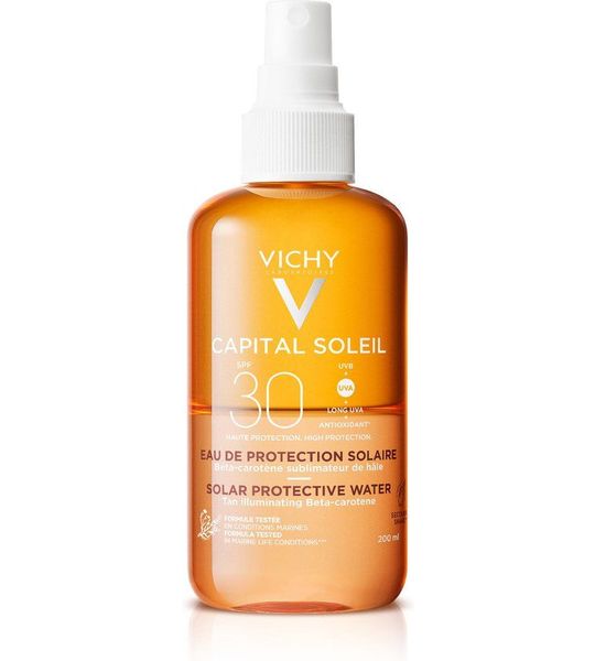 Vichy Capital Soleil Zonbeschermend Water SPF30 Bruine Teint