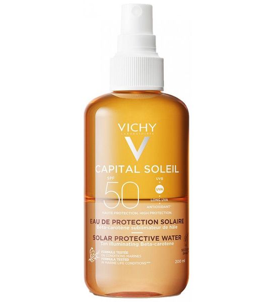 Vichy Capital Soleil Zonbeschermend Water Bruine Teint SPF50