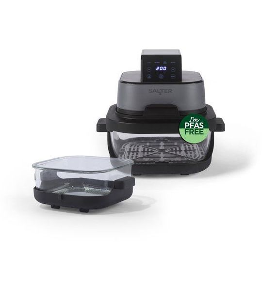 Salter Crisp & Go Draagbare Airfryer - 360° Weergave - 1500 W